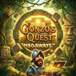 Gonzos Quest Megaways game at Golden Lion Casino for United Kingdom players